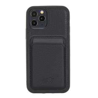 Solo Pelle Lederhülle + magnetische Geldbörse für das iPhone 12 Mini in 5.4 Zoll Stanford Case