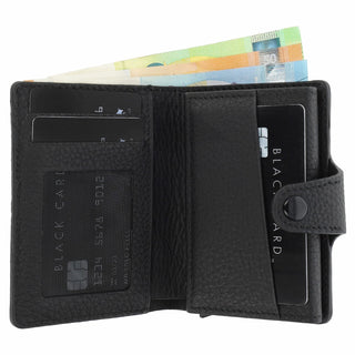 Magic Wallet mit Münzfach 15 Karten "Q-Wallet" -  Cognac Braun