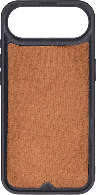 This Solo Pelle Steingrau Lederhülle kompatibel für iPhone Air in 6.5 Zoll abnehmbare Hülle (2in1) inkl. Kartenfächer geeignet für MagSafe Zubehör