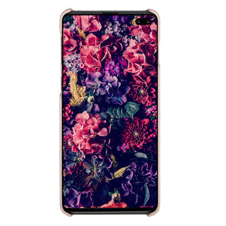 Maison de Noblesse kompatibel mit Samsung S10 Plus Lederhülle Ledertasche Backcover Ultra Slim (Nude Rosa)