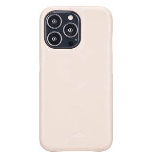 Solo Pelle Lederhülle kompatibel für iPhone 13 Pro in 6.1 Zoll abnehmbare Hülle (2in1) inkl. - Camel Braun