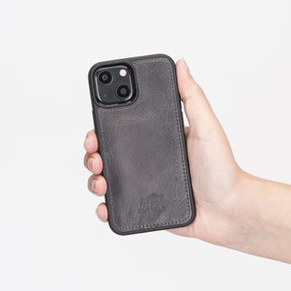 Solo Pelle Lederhülle für das iPhone 13 Mini  in 5.4 Zoll Stanford Case - Camel Braun