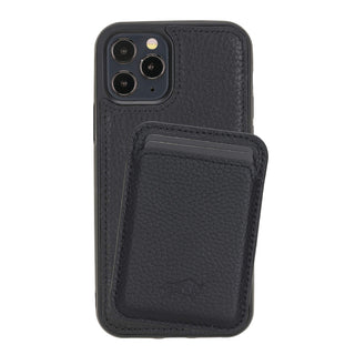 Solo Pelle Lederhülle + Magnetische Geldbörse für das iPhone 12/12 Pro in 6.1 Zoll Case