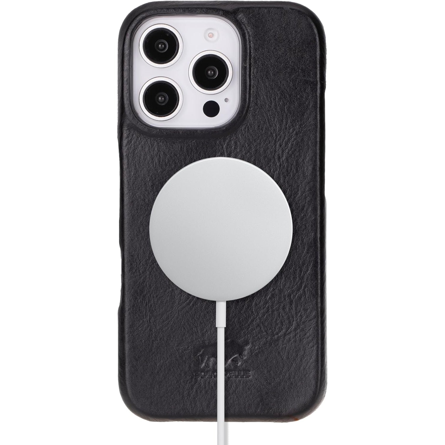 Solo Pelle Lederhülle für das iPhone 16 Pro Max in 6.9 Zoll Princeton Case Leder Hülle Ledertasche Backcover aus echtem Leder geeignet für MagSafe Zubehör Schwarz Lifestyle