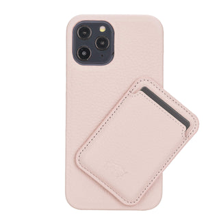 Solo Pelle Lederhülle + Magnetische Geldbörse für das iPhone 12/12 Pro in 6.1 Zoll Case