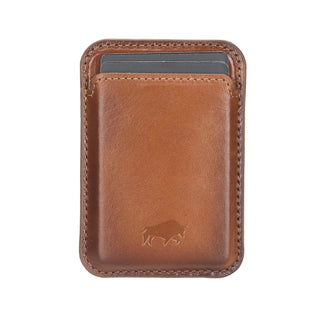 Solo Pelle Lederhülle für das iPhone 13 Pro in 6.1 Zol  Hülle Ledertasche Backcover aus echtem Leder "Stanford + Geldbörse" - Camel Braun