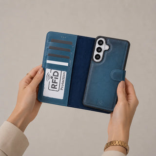 Magic Samsung Galaxy S26 Detachable Leather Wallet Case