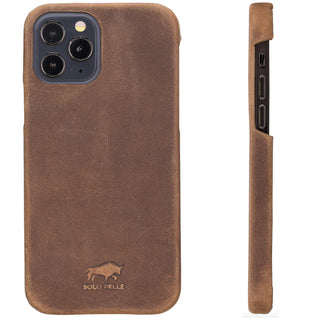 Solo Pelle Lederhülle für das iPhone 12 / iPhone 12 Pro in 6.1 Zoll Princeton Case