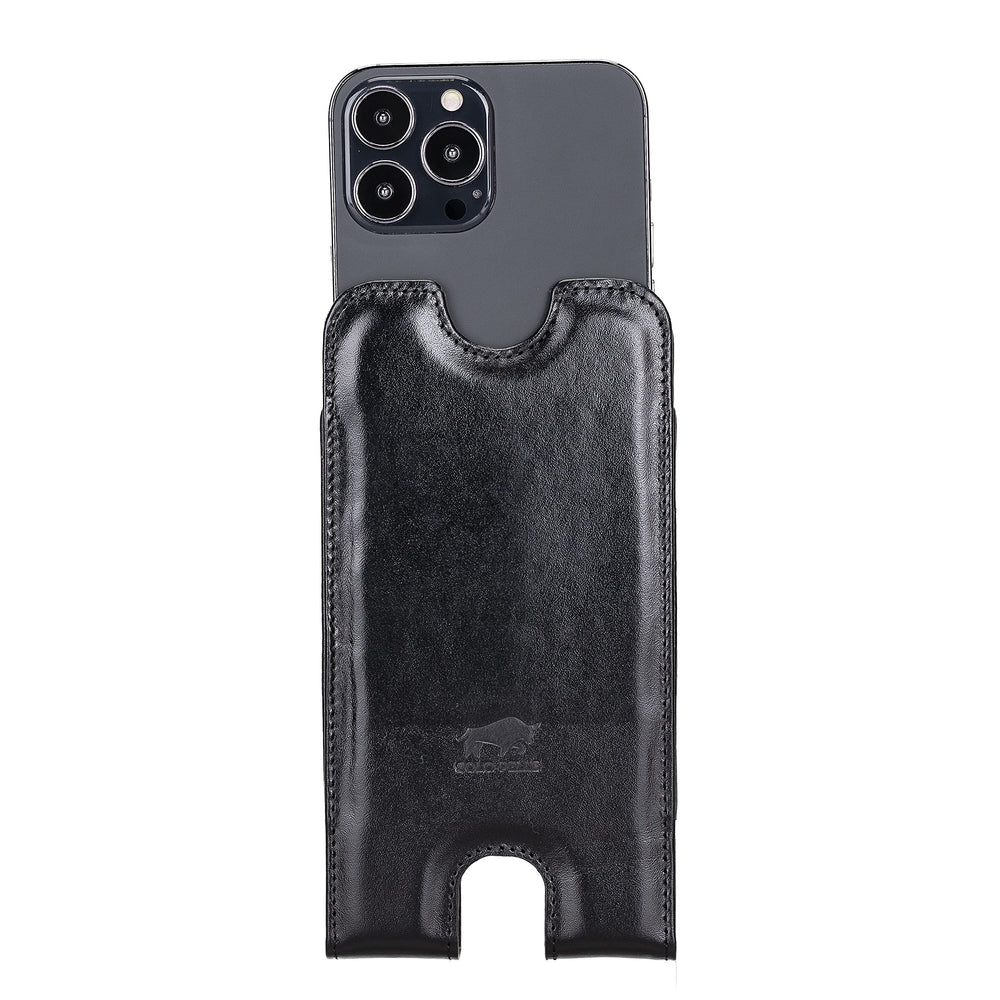 Solo Pelle Lederhülle Alle Geräte bis 6.7 Zoll Case Leder Hülle - Camel Braun