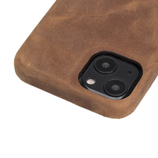 Solo Pelle Lederhülle für das iPhone 13 Mini in 5.4 Zoll Princeton Case - Camel Braun