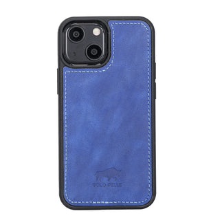 Solo Pelle Lederhülle für das iPhone 13 Mini  in 5.4 Zoll Stanford Case - Camel Braun