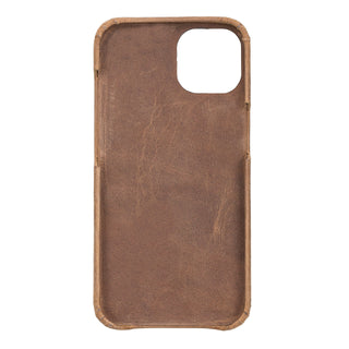 Solo Pelle Lederhülle für das iPhone 13 Mini in 5.4 Zoll Princeton Case - Camel Braun