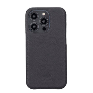 Solo Pelle Lederhülle für das iPhone 14 Pro in 6.1 Zoll Princeton Case - Matt Schwarz