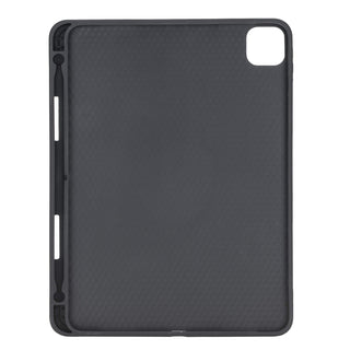 Solo Pelle Hülle geeignet für Apple iPad Pro 11" 2020 Echtleder Case aus echtem Leder. Unterstützt Pencil inkl. Ledergriff (Vintage Braun)