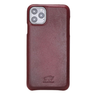 Solo Pelle Lederhülle für das iPhone 11 Pro  in 5.8 Zoll  "Princeteon" - Rot