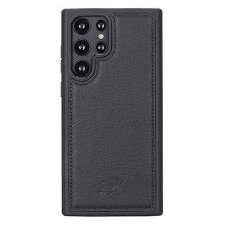 Solo Pelle Lederhülle "Stanford" für das Samsung Galaxy S22 Ultra - Cognac Braun