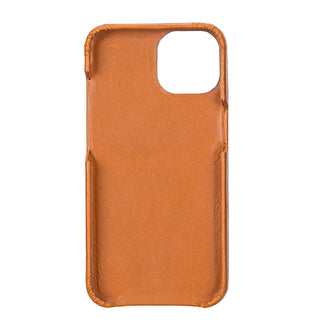 Solo Pelle Lederhülle für das iPhone 14 in 6.1 Zoll Princeton Case - Vintage Braun