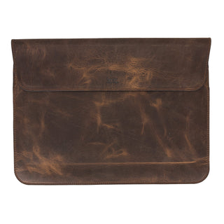 Solo Pelle MacBook Pro 13 und 14 Zoll & Air Retina 13 Zoll Retina, Air M1 Pro Ledertasche Case Hülle Montana für das Apple MacBook Pro 13" Inch aus echtem Leder (Vintage Braun)