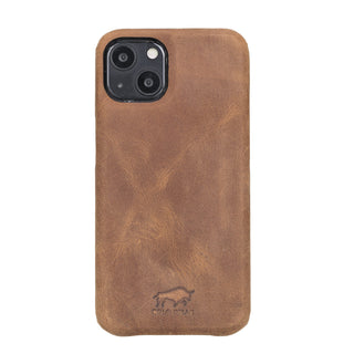 Solo Pelle Lederhülle für das iPhone 13 in 6.1 Zoll Princeton Case - Nude Rosa