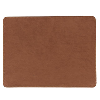 Solo Pelle - Hochwertiges Leder Mousepad 26x20 cm - Matt Schwarz