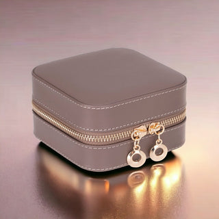 Amanda - Schmuckbox aus Leder - Mittel