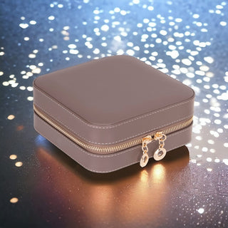 Amanda - Schmuckbox aus Leder - Mittel