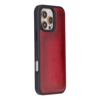 Magic - 2-in-1-Handyhülle für iPhone 16 Pro aus Leder