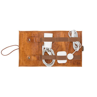Kabelorganizer aus Leder