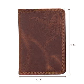 Carvan Leather License Registration Holder