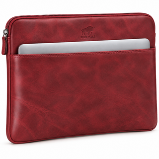 Solo Pelle Ledertasche für das Apple MacBook Pro und Air 13 Zoll, 12 Zoll & iPad Pro 12,9 Zoll Lederhülle Case Hülle Awenta aus echtem Leder