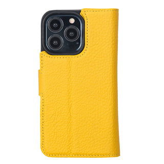 Delfi, Magic - 2-in-1-Handyhülle für iPhone 13 Pro aus Leder