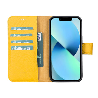 Delfi, Magic - 2-in-1-Handyhülle für iPhone 13 Pro aus Leder