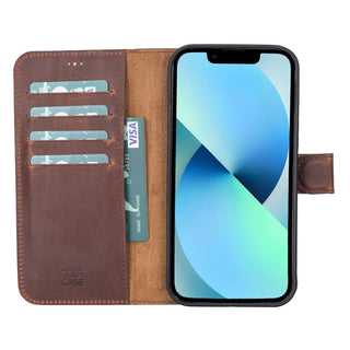 Delfi, Magic - 2-in-1-Handyhülle für iPhone 12 Pro Max aus Leder