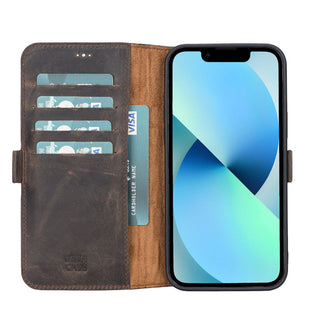 Delfi, TD Wallet - Handyhülle für iPhone 13 Pro aus Leder