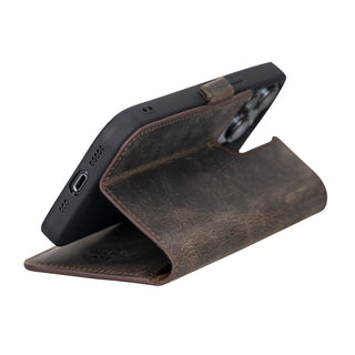 Delfi, TD Wallet - Handyhülle für iPhone 13 Pro aus Leder
