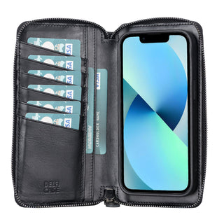 Delfi, Trina - 2-in-1-Handyhülle für iPhone 13 Pro aus Leder