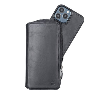 Delfi, Trina - 2-in-1-Handyhülle für iPhone 13 Pro Max aus Leder
