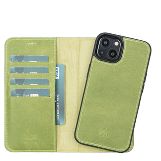 Delfi, Magic - 2-in-1-Handyhülle für iPhone 13 aus Leder