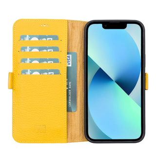Delfi, TD Wallet - Handyhülle für iPhone 13 Pro aus Leder