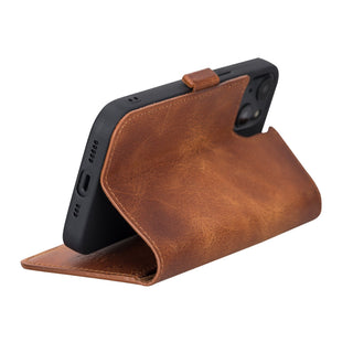 Delfi, TD Wallet - Handyhülle für iPhone 13 aus Leder