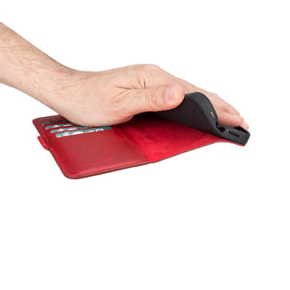 Delfi, TD Wallet - Handyhülle für iPhone 13 aus Leder