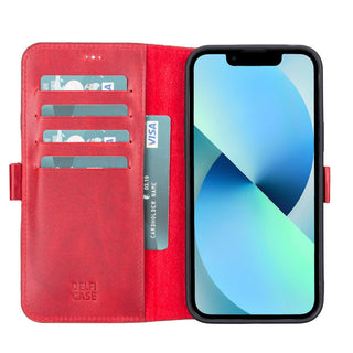Delfi, TD Wallet - Handyhülle für iPhone 13 Pro aus Leder