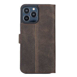 Delfi, TD Wallet - Handyhülle für iPhone 13 Pro Max aus Leder