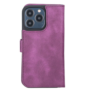 Delfi, TD Wallet - Handyhülle für iPhone 13 Pro aus Leder