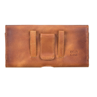 Delfi, Titan - Gürtel-Handytasche aus Leder
