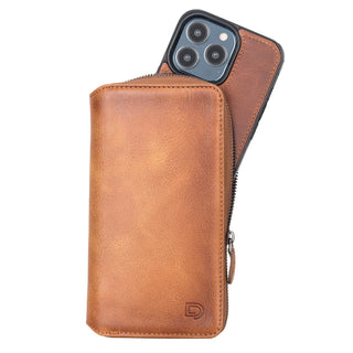 Delfi, Trina - 2-in-1-Handyhülle für iPhone 13 Pro aus Leder