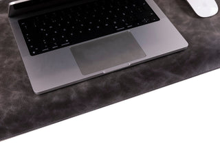 Lined Leather Desk Mat Small Size