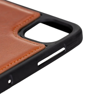 Solo Pelle Leder Hülle geeignet für Apple iPad Pro 11 I passend für 2. 3. 4. Generation "Stanford" - Cognac Braun