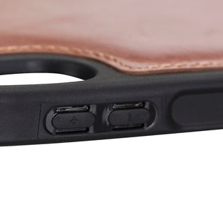 Solo Pelle Leder Hülle geeignet für Apple iPad Pro 10.9 I passend für die 4. und 5.Generation "Stanford" - Cognac Braun