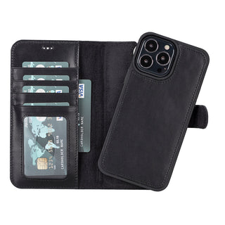 Magic - 2-in-1-Handyhülle für iPhone 13 Pro Max aus Leder